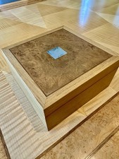 David Linley Wood And Silver Detailing