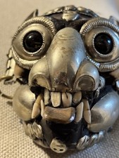 Authentic Tibetan Buddhist Monkey Skull Kapala.  