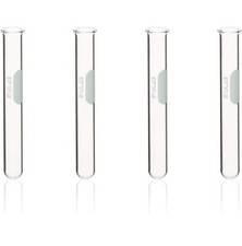 Test Tubes X 20 with Rim,  10mm- Borosilicate Glass Shot Glass, Cocktail Party 