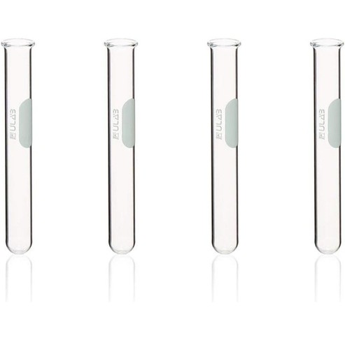 Test tubes with - x, rim