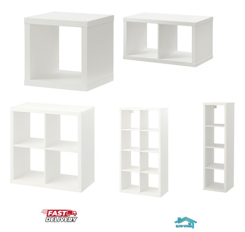 Ikea kallax white shelving - ikea,