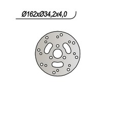 FRONT BRAKE DISC HYOSUNG SF