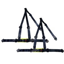 BLACK 3 POINT BUCKLE RACING