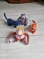 Vintage Rare Disney's The Jungle Book Super Cute Mini Soft Toy Bundle