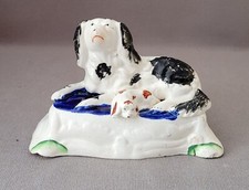 ANTIQUE STAFFORDSHIRE DOG &