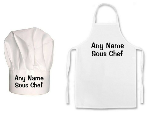 Kids personalised sous chef - personalised,