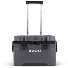 IGLOO COOLERS TRAILMATE 52 WHEELED CAMPING COOL BOX HEAVY DUTY FISHING BBQ GREY