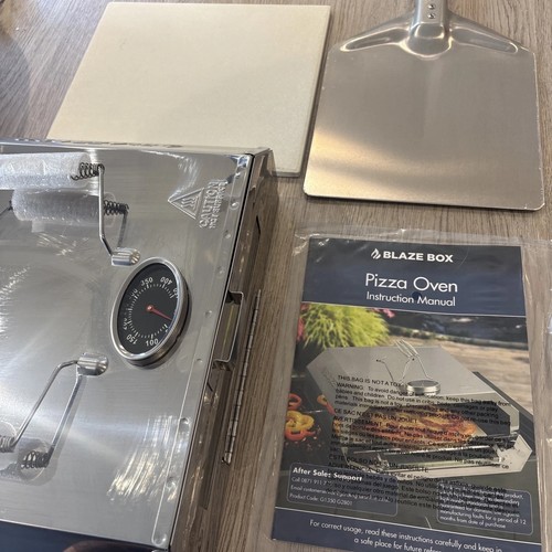 New blaze box pizza oven - new,