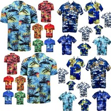 NEW MENS HAWAIIAN SHIRT STAG