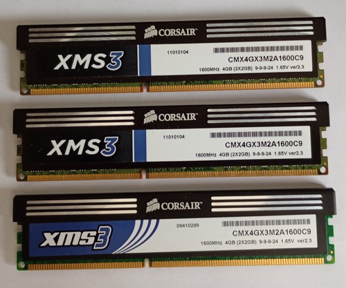 Corsair xms3 6gb - 6gb, x