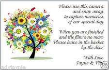 10 Wedding Disposable Camera