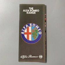 Alfa Romeo Range Brochure 1982