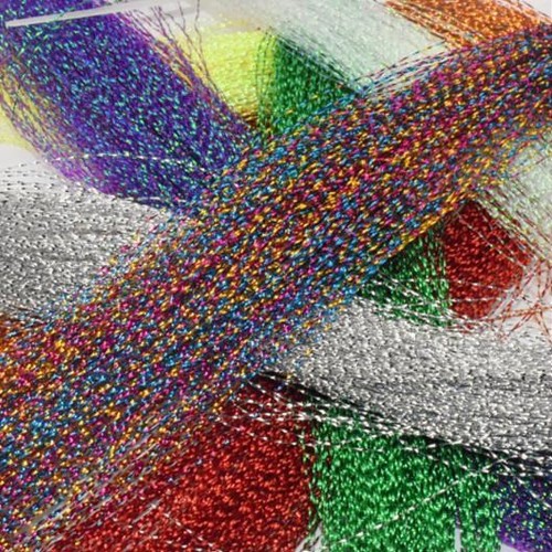 Crinkle flash fly tying - flash,
