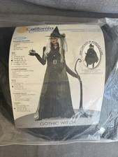 California Costumes Gothic Witch Medium (8-10) With Wig  Adult