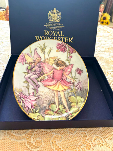Royal worcester flower - worcester, fairies