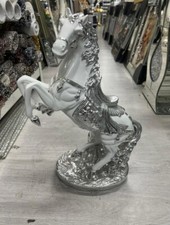 Horse Gypsy White Silver