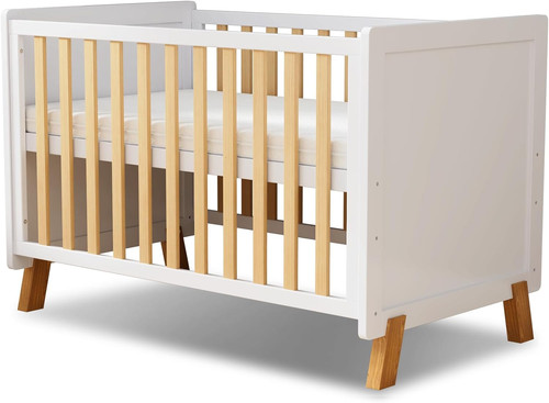 Wooden baby cot bed - wooden,