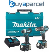 Makita 18v DLX2414ST Brushless Kit DHP487 Hammer Drill DTD157 Impact Driver 5ah