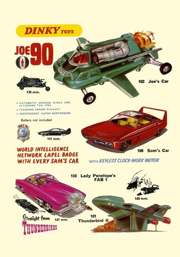 Dinky toys joe thunderbirds - joe,