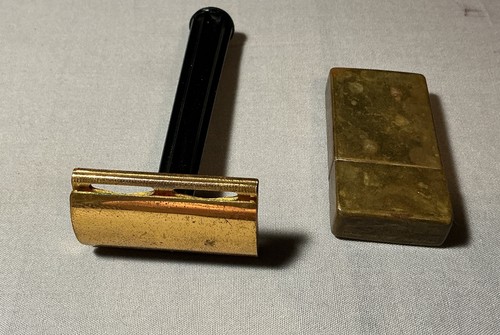 Gillette gold tech - gold, razor