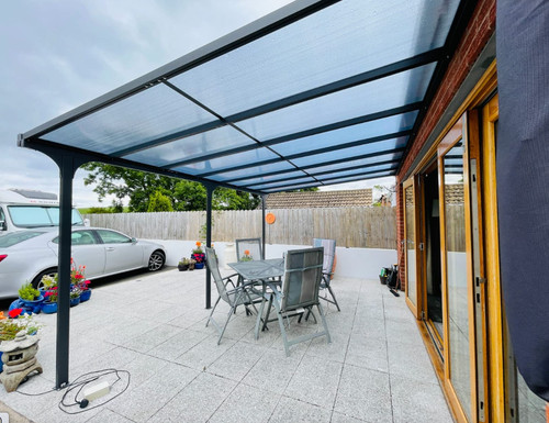 Wall mounted pergola - wall,
