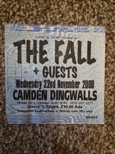 The fall concert ticket - the,