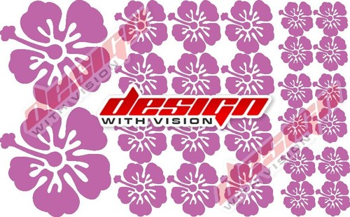 Hibiscus flower vinyl - flower,