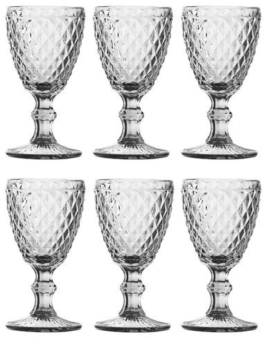 Wine glasses vintage - red, white