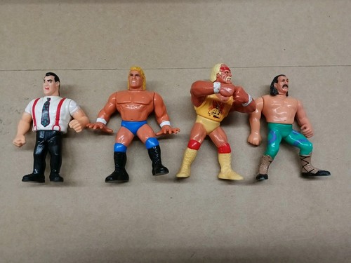 Lot vintage hasbro - of, wwf
