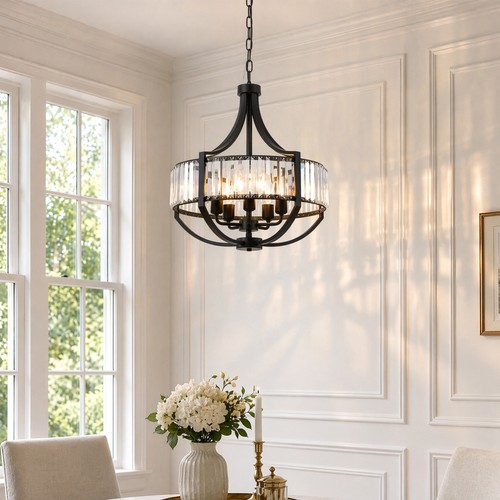 Crystal chandelier modern - chandelier,
