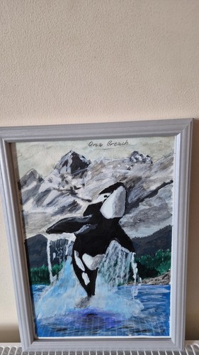 Orca breach framed signed - breach,