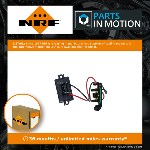 Heater blower resistor - /,