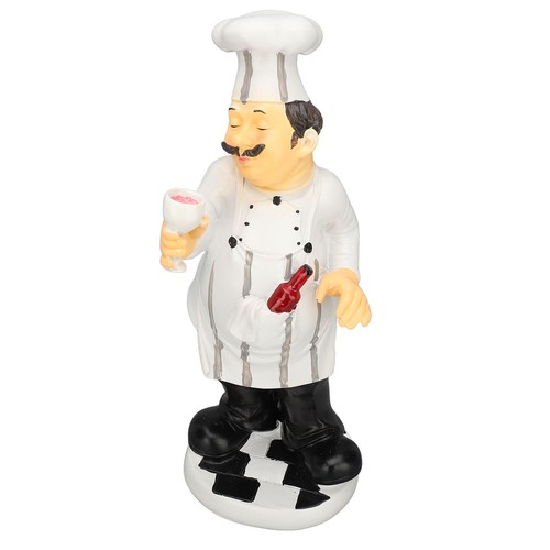 French chef statue resin - chef,