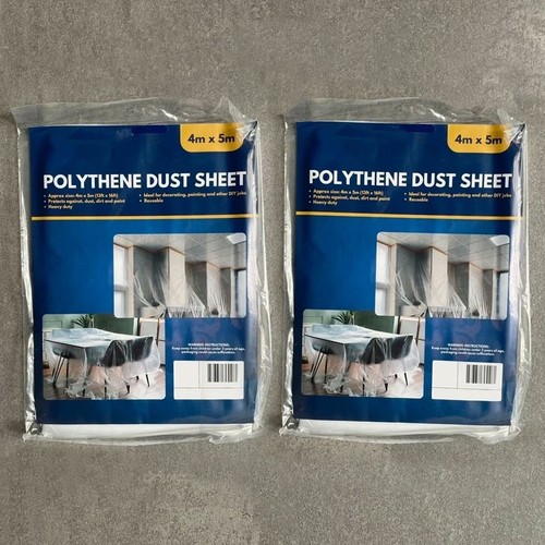 Large polythene dust sheet - 2,