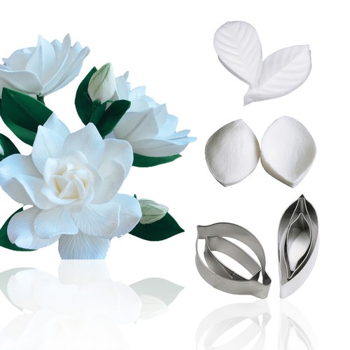 Gardenia sugar flower mold - gardenia,