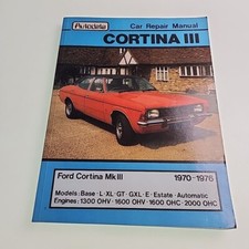 Autodata Cortina III 1970 1976 Car Repair Manual Book
