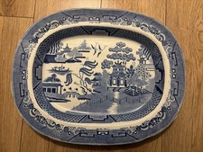 Large Antique Willow Pattern
