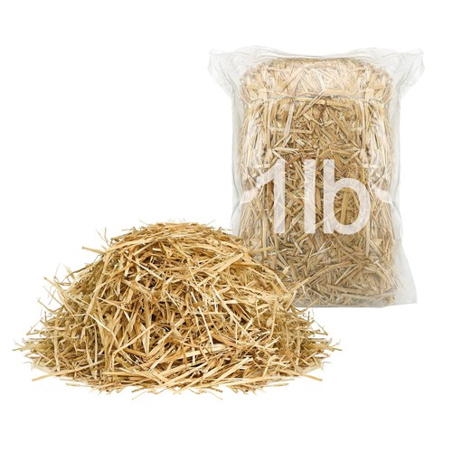 1lb natural wheat straw - natural, for