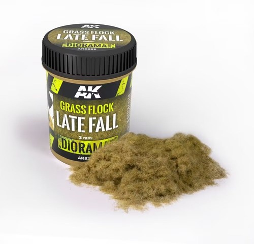 Diorama late fall grass - -,