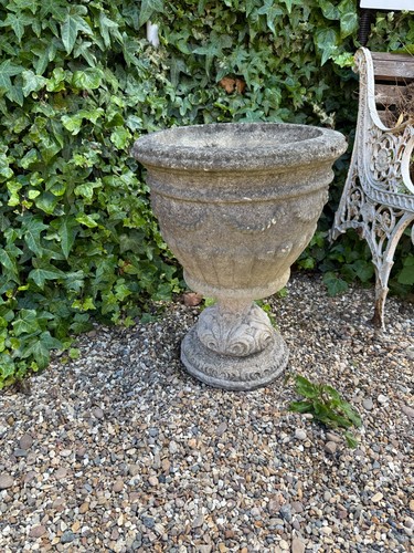Weathered cast stone - weathered, garden