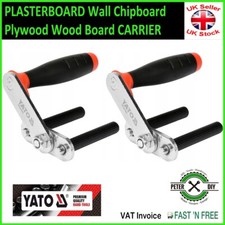 PLASTERBOARD Wall Chipboard Plywood Wood Board Door CARRIER Sheet Lifter 2pcs