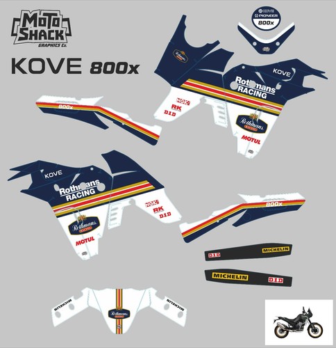 Kove 800 rally graphics kit - kove,