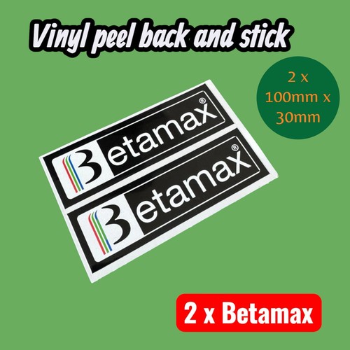 Betamax sticker stickers - sticker, video