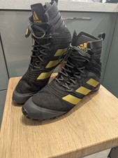 Adidas Speedex 18 Men's Boxing Shoes Boxing Boots Black-Gold FX0564