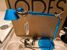 Artemide Tolomeo Micro Desk Lamp - Anodized blue