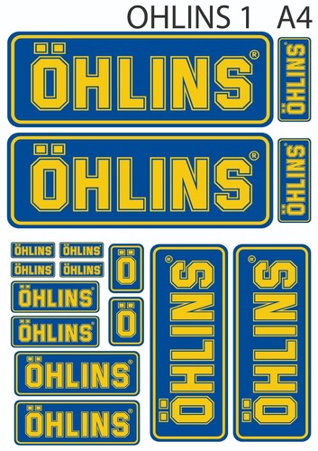 Ohlins style logos sponsors - ohlins,