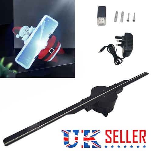 Hologram led fan projector - 3d,