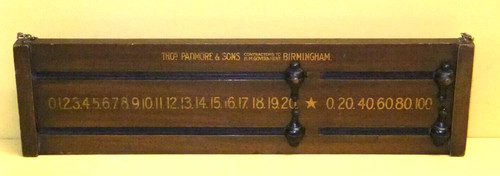 Vintage mahogany snooker score - mahogany,