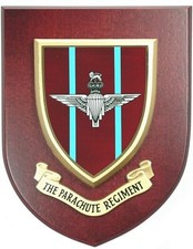 Parachute Regiment Wall Plaque UK Hand Made for MOD Regimental Military