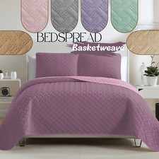 3 Piece Quilted Bedspread